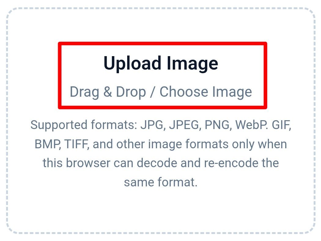 image to kb interface for adjusting image file size to a selected KB or MB target